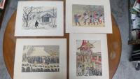 日本民俗図譜　日本版画協会同人自刻連作品　10枚揃