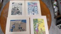 日本民俗図譜　日本版画協会同人自刻連作品　10枚揃