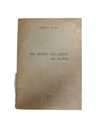 【ドイツ語洋書】　DER BEGRIFF DES LEBENS BEI PLOTIN