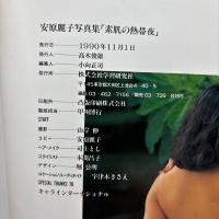  安原麗子 写真集 素肌の熱帯夜 初版