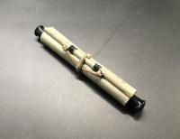 掛軸 古文書 天照皇大神 橘三喜(為証庵) 絹本に墨筆 宗源神道五十六傳為證菴 江戸時代前期の神道家 橘神道