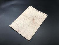 古地図「増補訂正福島県管内地図」昭和18年 福島県土木課調製 竿崎太七/著 54×74