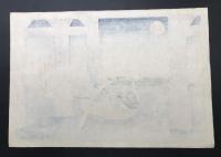 木版画 復刻版 歌川国芳「東都名所 佃嶋」大判 名所画 浮世絵 錦絵
