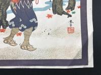 引札 石版画「高瀬隆次商店」明治時代 大判 兵庫県多可郡