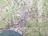 古地図「遊覧案内 鎌倉及江之島地図」昭和7年 両面 後藤國次郎/著 鎌倉/江の島/三浦半島