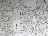 江戸古地図「今井谷市兵衛町 赤坂全図」元治二年再刻 金鱗堂尾張屋清七板 木版刷
