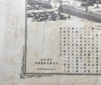 信濃国下高井郡中野町鎮座 王日神社之景 明治33年 名古屋光彰館製版 戦前 由来書 古地図