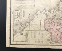 古地図「島根縣管内全圖」明治37年 大日本管轄分地図 後藤常太郎/著 両面 戦前