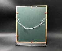 サイン色紙「武雄山」額縁入 2003.8.13 武雄山喬義 愛知県豊橋市出身 武蔵川部屋 大相撲 力士
