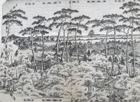 古地図「官幣大社香取神宮境内全図」明治 鳥瞰図 幾英/画 彫刻長岡銀三郎 戦前