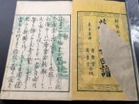 和本「万物雛形画譜 三編」1冊 明治14年 鮮斎永濯/画 21丁 絵本 花鳥 神仏 昆虫 文様 手習