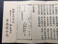 経本「梵網経」明治15年 折帖 大乗仏教 菩薩戒経 木版 仏書 御経 法帖
