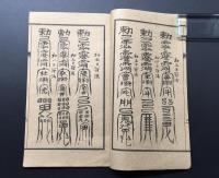 古書 中国綴じ本「蔵身躱影法秘訣」光緒10年の影印本 護身術 護符 霊府 武術 太極拳 唐本 20P