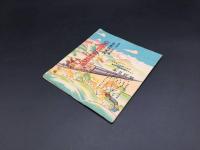 路線図「遊覧地案内 全国鉄道路線図」昭和30年版 毎日新聞社編 両面 国鉄 鉄道 電車 地図 表/EF58形