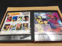 外国切手 キャラクター切手 未使用 ファイル入 多数 ディズニー X-MEN ヒーロー物