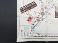 観光案内「山ノ内温泉と志賀高原図 上信越高原国立公園」長野県 印刷物 チラシ 広告 39.3×36.0 資料