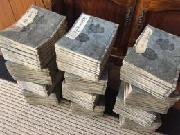 写本『太閤真顕紀』初編～12編/各10冊/計120冊 江戸後期/筆 肉筆 豊臣秀吉伝記