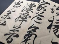 和本「弘庵先生遺墨帖」明治6年 全2冊 木版摺 書道 幕末藩士 儒学者