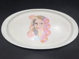 資生堂 トレー 樹脂製 お盆 幅59㎝ レトロ