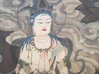 木版画「慧心僧都筆 廿五菩薩之圖」大判 源信 天台宗 仏画 復刻版