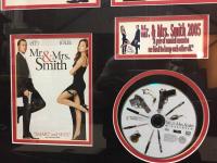 Mr&Mrs Smith ブラッドピット アンジェリーナジョリー 肉筆サイン DVD 額装 記念品 2005
