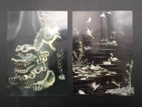 ポストカード 琉球政府立博物館 7枚 絵葉書 未使用 御土産 沖縄 レトロ