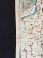 古地図「最新京都市街地図」大正12年 駄々堂旅行案内部/発行 両面印刷物７９×５４ 戦前