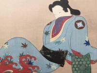 木版画 土佐光起「土佐光起筆遊女図」復刻版