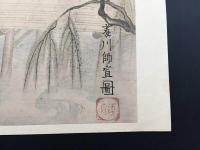 木版画 菱川師宣「菱川師宣筆風俗図」復刻版
