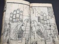 和本 「人相小鑑大全」 全1冊 貞享元年(1684) 絵入 人相学 観相学 相人術 手相 占い