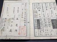 和本『四體世話千字文』全2冊 巻菱湖集字楷書 明治11年 村田海石三體/加筆 木版刷り 書道 習字