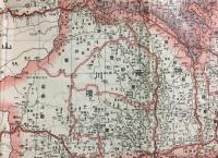 古地図「実測武相交通地図」大正10年3月 東京日日新聞/発行 53×78

