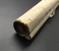 掛軸 柳宗悦 墨蹟二行書 藝運動主唱者 思想家 1889年生～1961年没