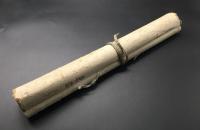掛軸 柳宗悦 墨蹟二行書 藝運動主唱者 思想家 1889年生～1961年没