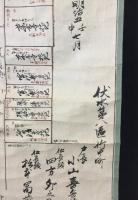 古文書 京都伏水第八區竹中町 古地図 区分図 見取図 明治5年 肉筆
