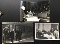 古写真「ワックスマン博士来日時の記念写真一括」昭和41年 ノーベル賞受賞者 ストレプトマイシン 資料
