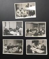 古写真「ワックスマン博士来日時の記念写真一括」昭和41年 ノーベル賞受賞者 ストレプトマイシン 資料
