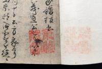 斎藤蔵書 写本「後家譜抜書」肉筆 37丁 和本 資料 藏印 良好
