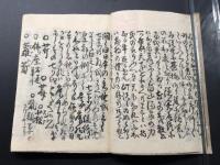 斎藤蔵書 写本「一昼素話 全」肉筆 19丁 和本 資料 藏印 良好