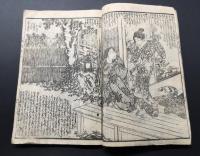 草双紙「一休禅師諸国物語」初級上下2冊合わせ本 嘉永5年 歌川国芳/画 五柳亭徳升/作 全項絵入 絵双紙 浮世絵
