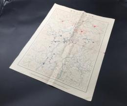 戦時資料「第二軍主力之位置」陸軍各師団配置図
 