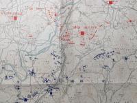 戦時資料「第二軍主力之位置」陸軍各師団配置図
 