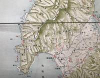 古地図「佐渡ヶ島」昭和8年 佐渡汽船株式会社/発行 62×46 両面 戦前