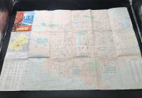 古地図「北京市街巷交通図」1984年 両面 74×52 中国