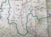 古地図「最新静岡縣交通遊覧地図」昭和13年 観光タイムズ社 46×63