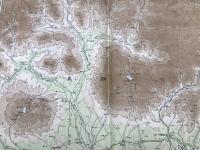 古地図「前橋高崎及宇都宮地方図」昭和9年 小林又七/著 20万分1 戦前 群馬/栃木/茨城/埼玉
