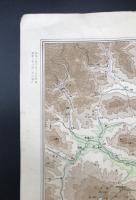 古地図「前橋高崎及宇都宮地方図」昭和9年 小林又七/著 20万分1 戦前 群馬/栃木/茨城/埼玉
