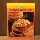 POTAGES, PATES & RIZ（スープ、パスタ、米料理）　フランス語　洋書