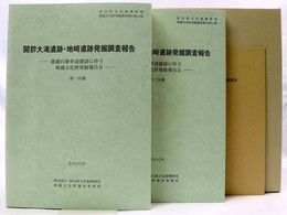 開 大滝遺跡・地崎遺跡発掘調査報告　全2冊