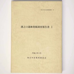 溝之口遺跡発掘調査報告書1